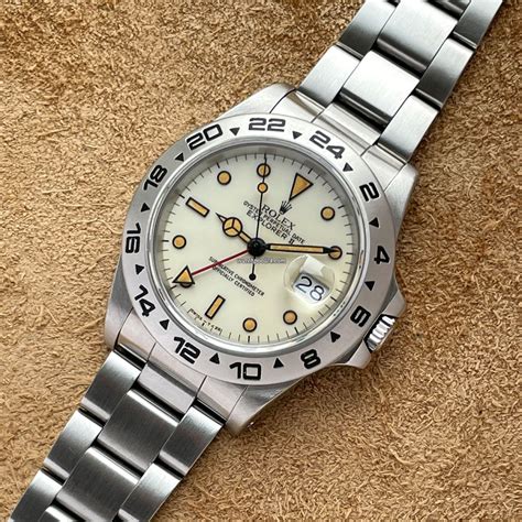 rolex explorer ii cream rail dial|Rolex Explorer II Complete Collector Guide and Reference.